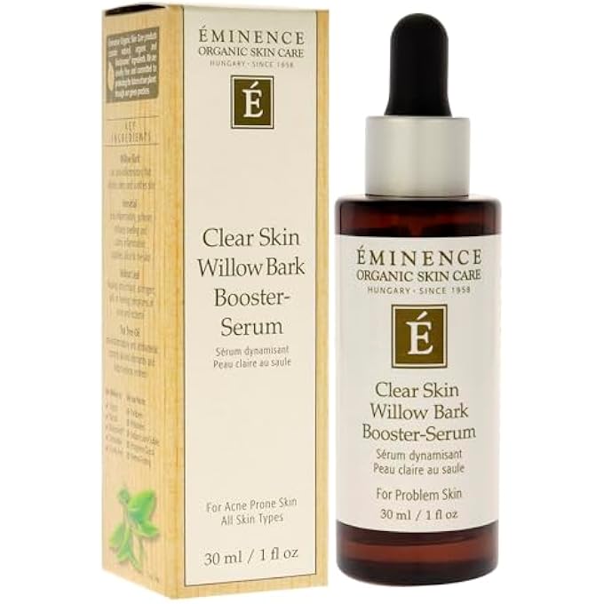EMINENCE ORGANIC CLEAR SKIN WILLOW BARK BOOSTER SERUM, 1 OUNCE - Image 2